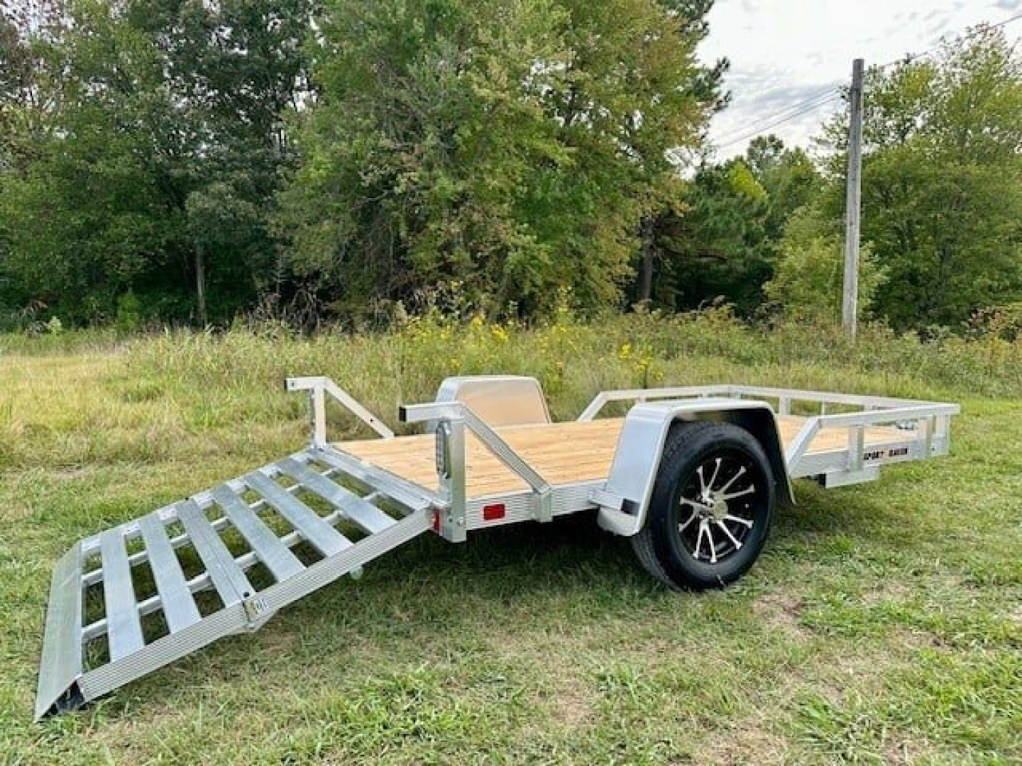 New Sport Haven 5x10 Aluminum Utility Trailer