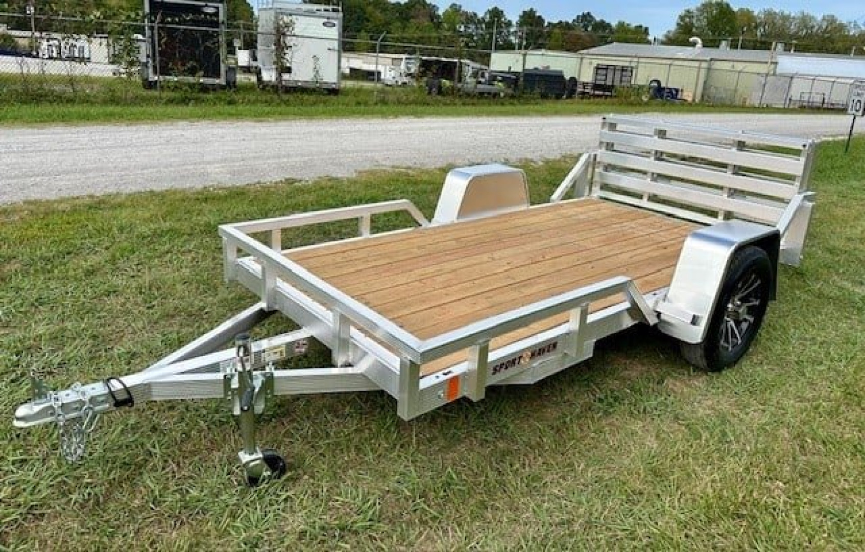 New Sport Haven 5x10 Aluminum Utility Trailer