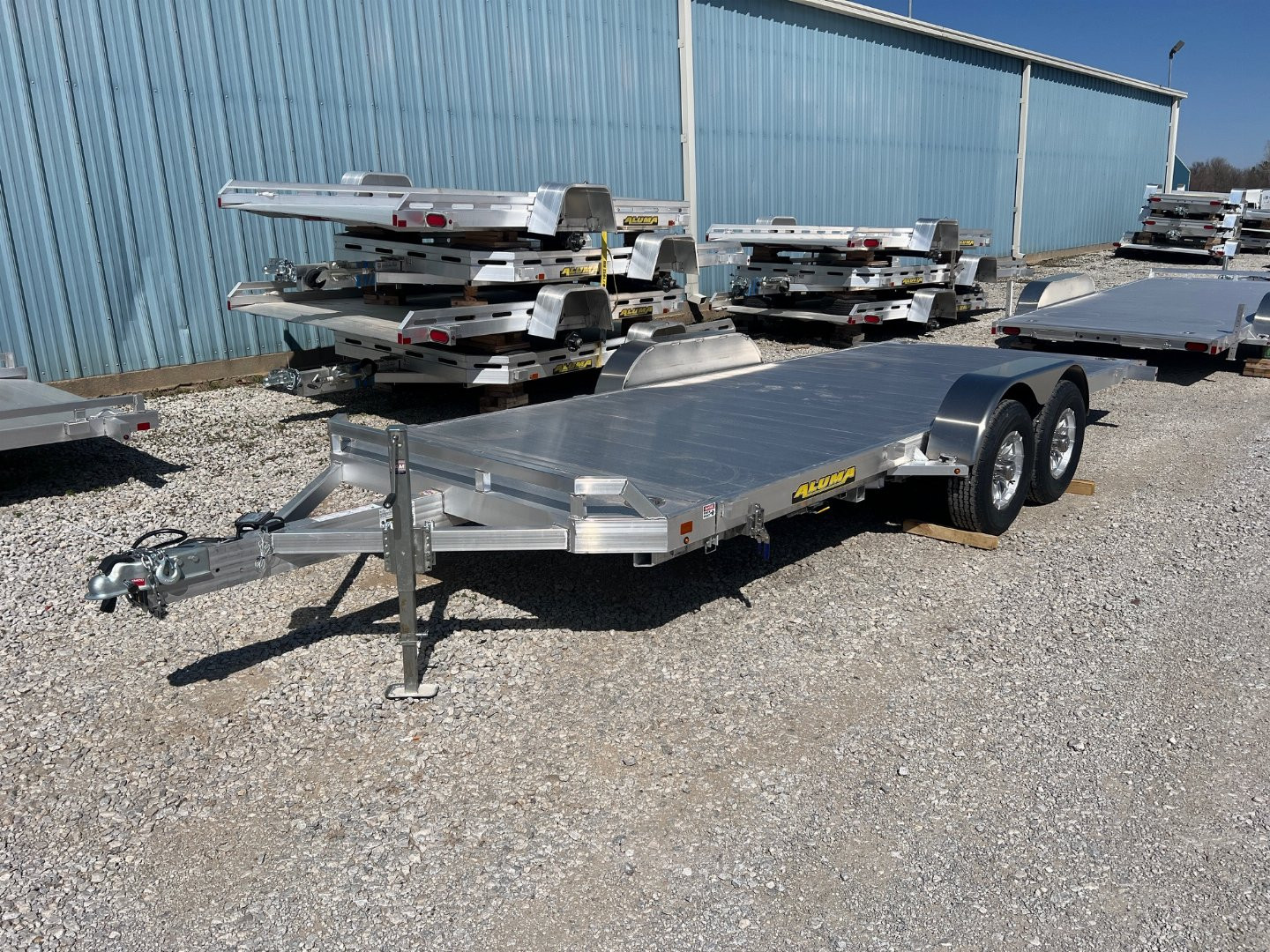 New 2026 Aluma 8218TILT-TA-EL-RTD Car Hauler