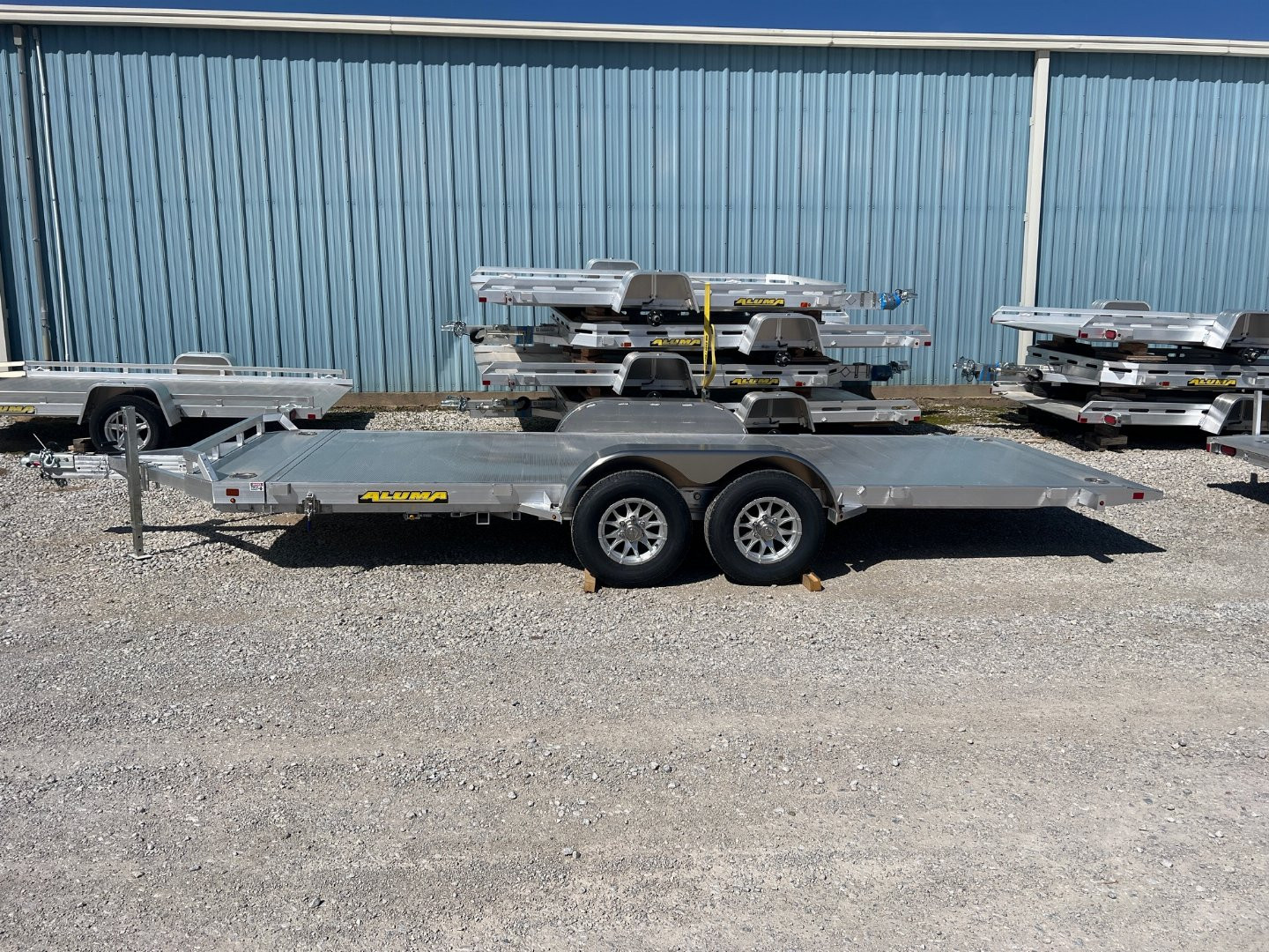 New 2026 Aluma 8218TILT-TA-EL-RTD Car Hauler