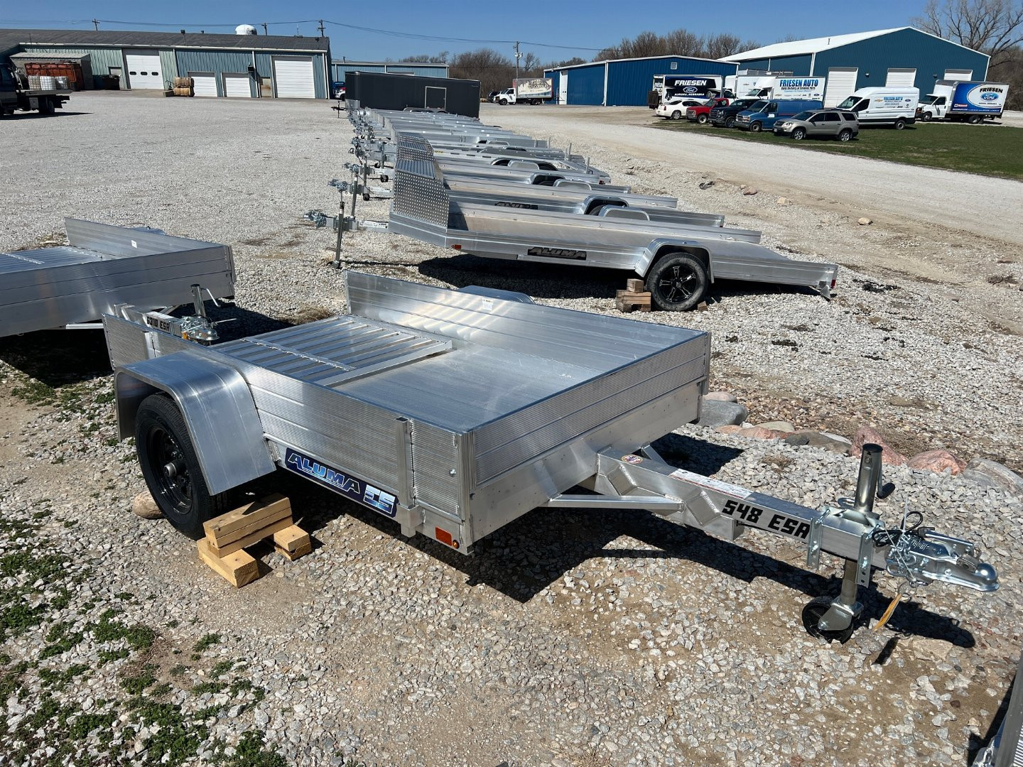 New 2026 Aluma 548ESA-S-TG Utility Trailer