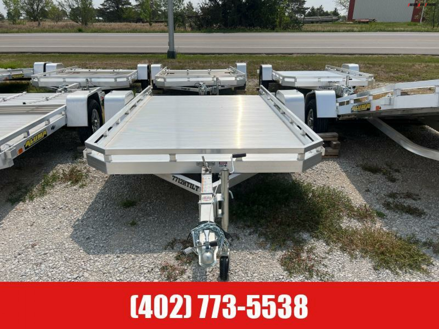 New 2024 Aluma 7712H-Tilt-S Utility Trailer