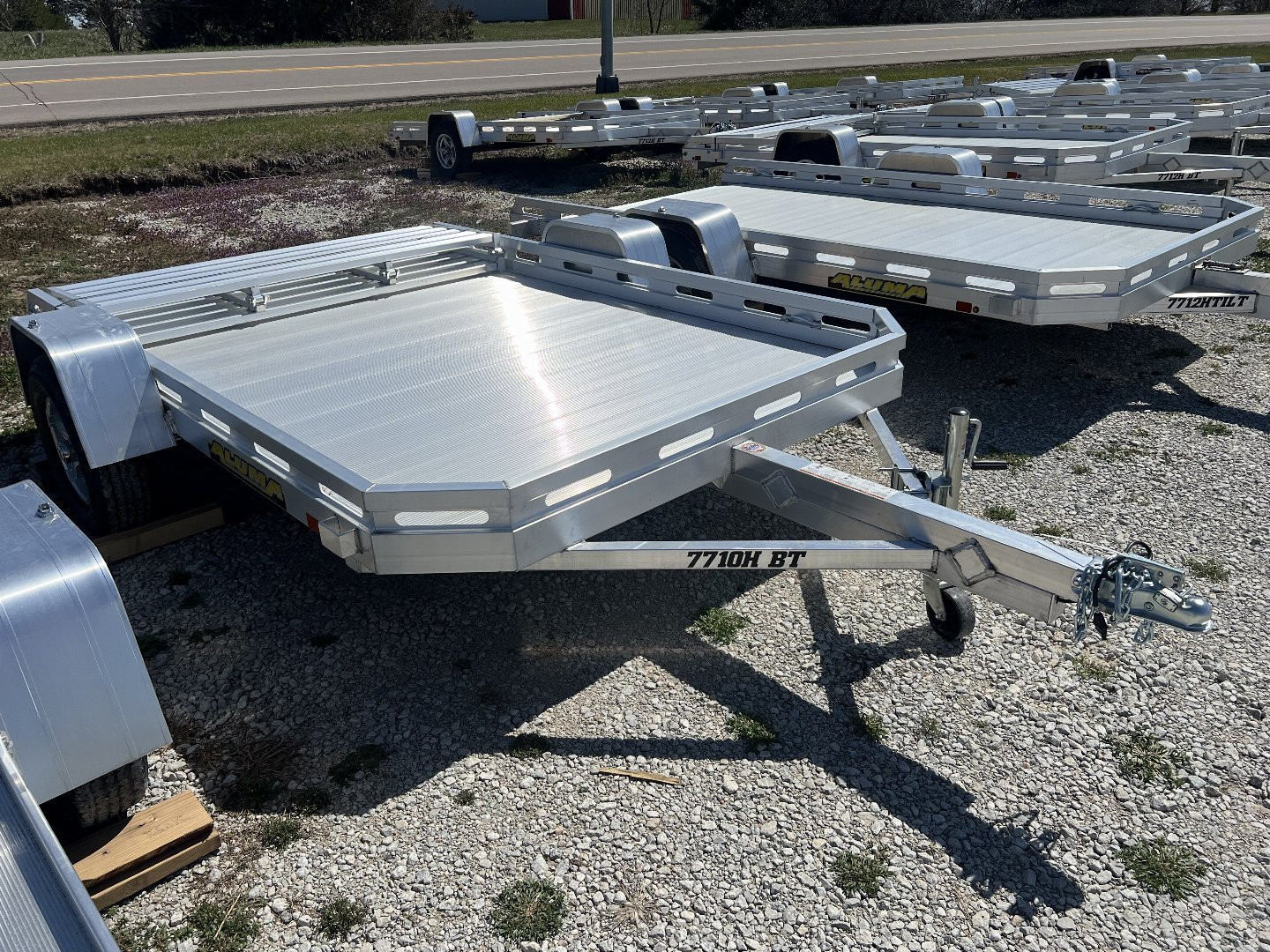 New 2025 Aluma 7710H-S-BT Utility Trailer
