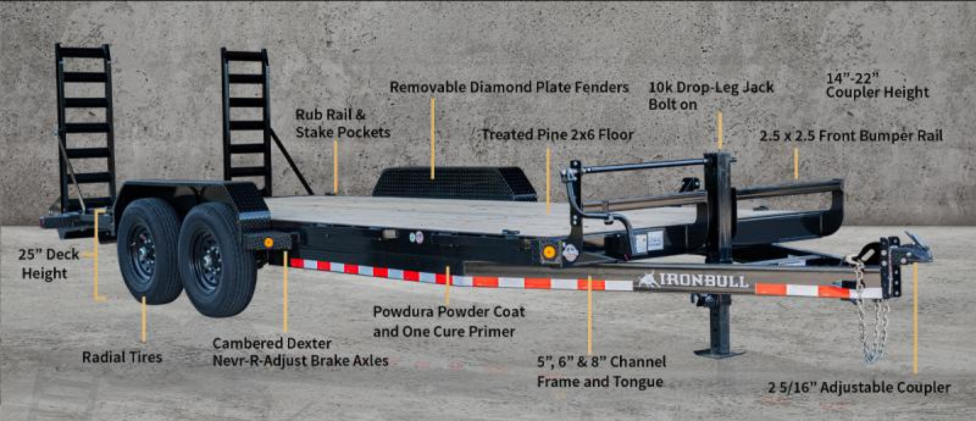 New 2027 Iron Bull ETB8318052_10001_68 Equipment Trailer