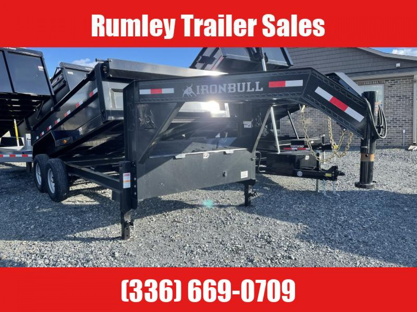 New 2027 Iron Bull 83" x 16' gooseneck dump Dump Trailer
