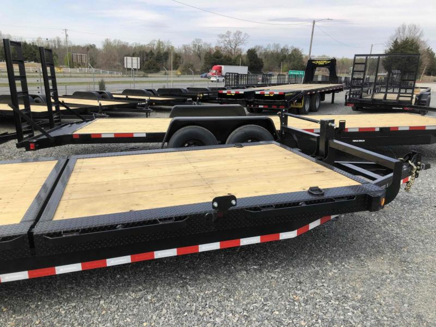 New 2027 Iron Bull TLB14 - 16000lb GVWR Tandem Axle Low-Pro Tilt Equipment Trailer