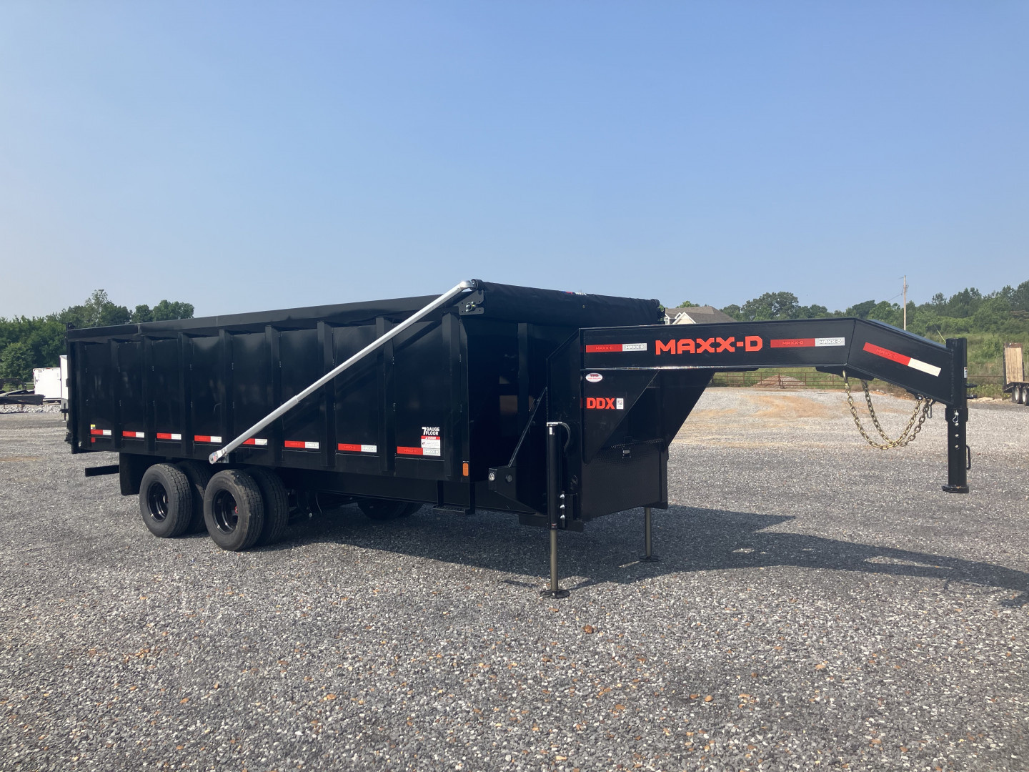 New 2026 MAXXD Gooseneck Dump Trailer | 96" x 20' 25K GVWR
