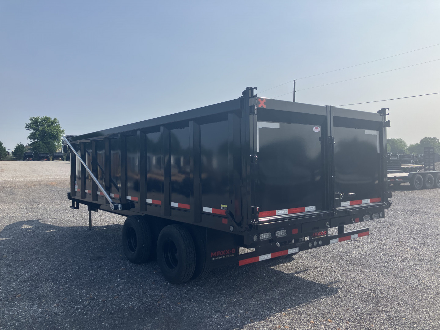 New 2026 MAXXD Gooseneck Dump Trailer | 96" x 20' 25K GVWR