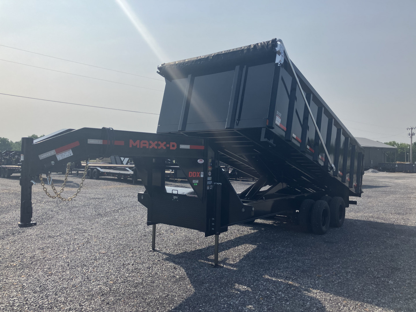 New 2026 MAXXD Gooseneck Dump Trailer | 96" x 20' 25K GVWR