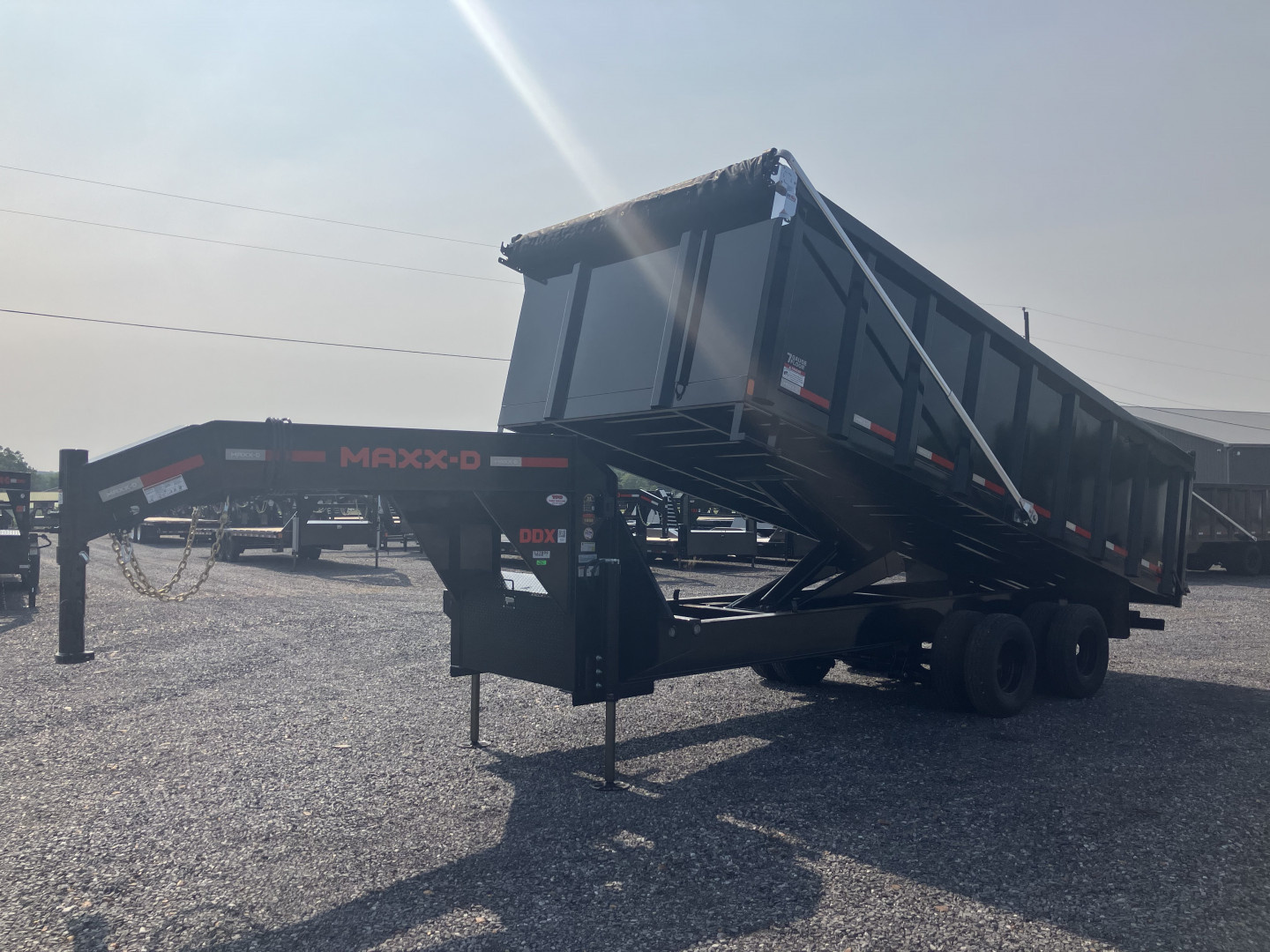 New 2026 MAXXD Gooseneck Dump Trailer | 96" x 20' 25K GVWR