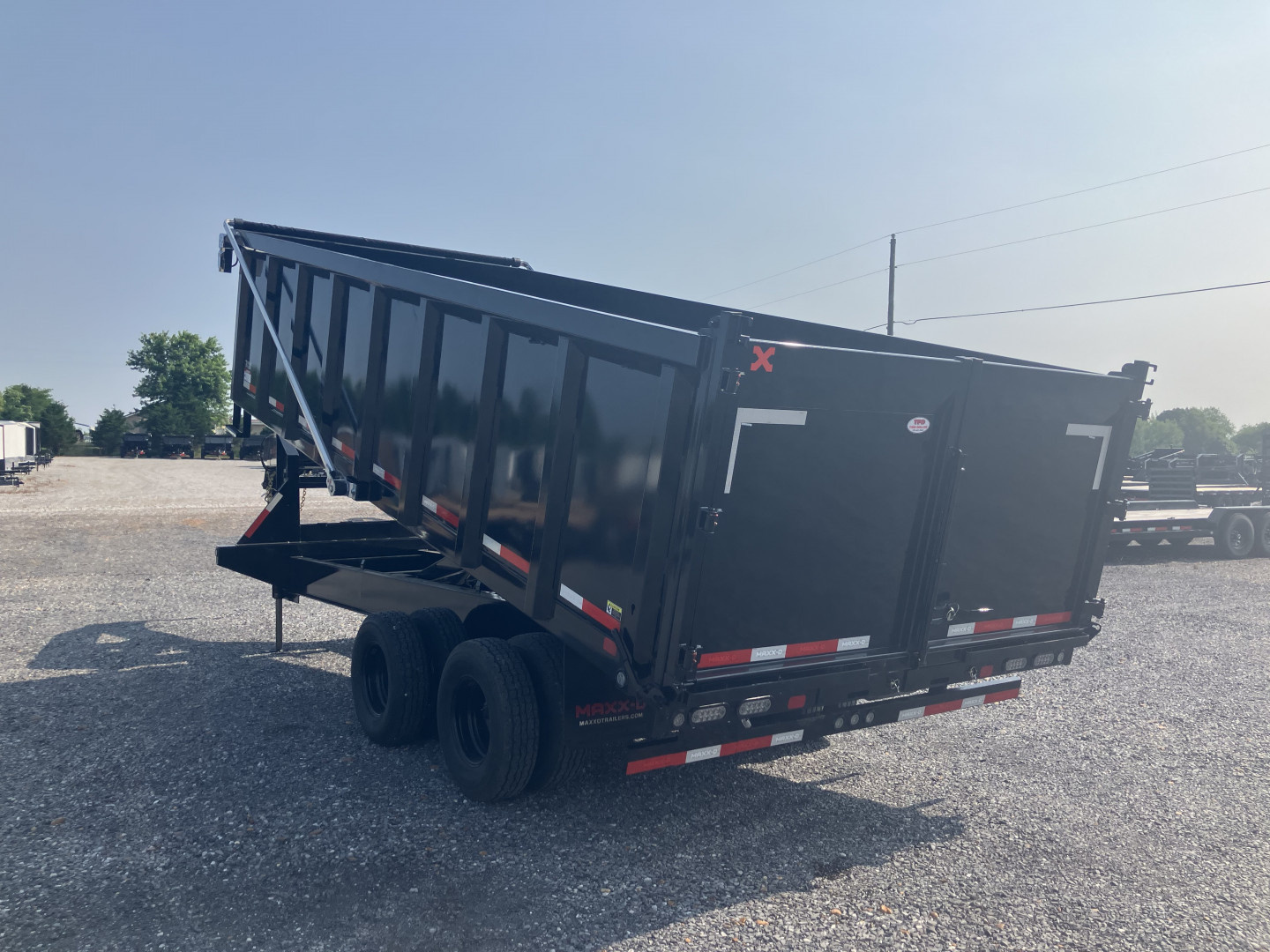 New 2026 MAXXD Gooseneck Dump Trailer | 96" x 20' 25K GVWR
