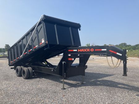 New 2026 MAXXD Gooseneck Dump Trailer | 96" x 20' 25K GVWR