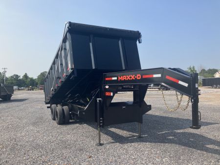 New 2026 MAXXD Gooseneck Dump Trailer | 96" x 20' 25K GVWR