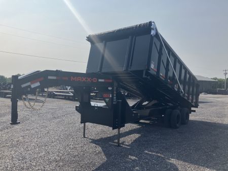 New 2026 MAXXD Gooseneck Dump Trailer | 96" x 20' 25K GVWR