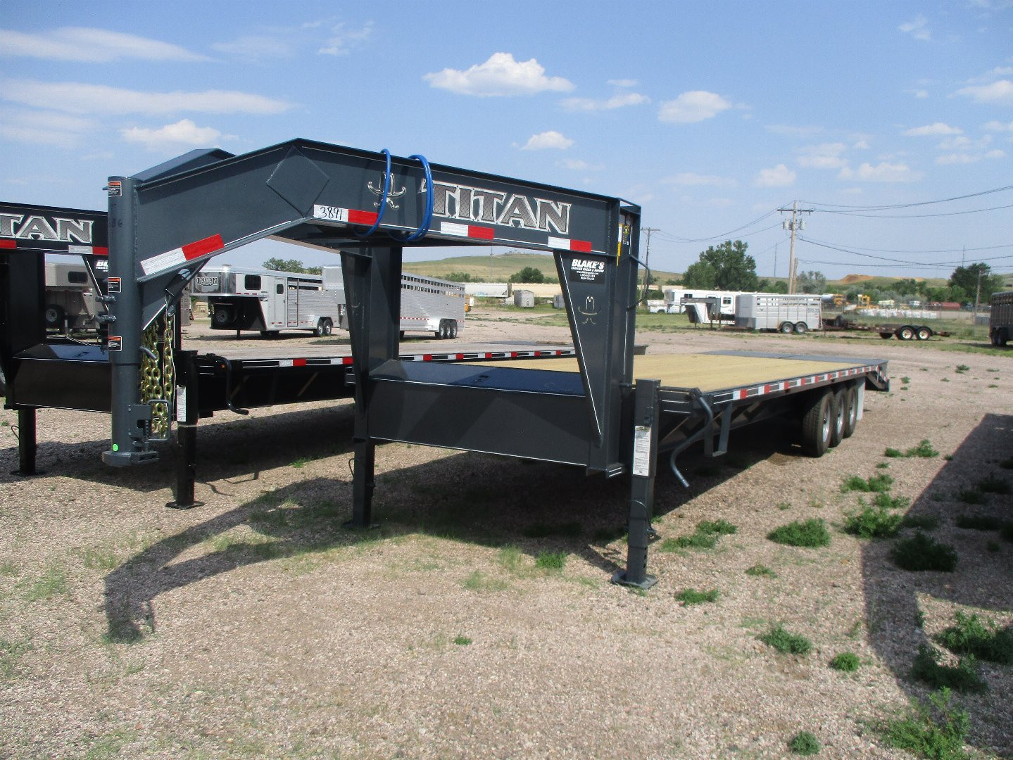 New 2025 Titan Trailer Flatbed Flatbed Trailer 8'6 X 30