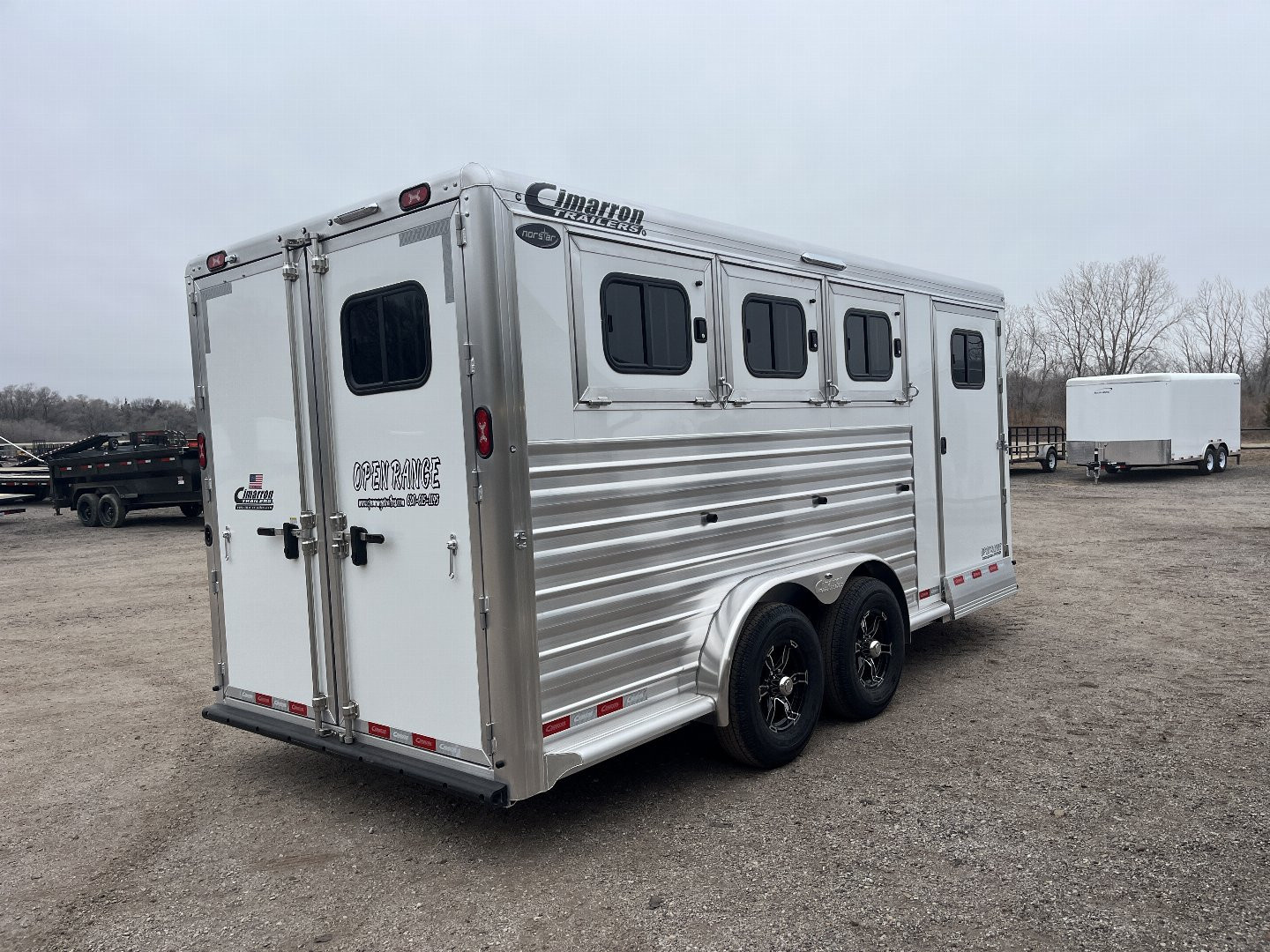 New 2025 Cimarron Norstar 3 Horse Bumper Pull