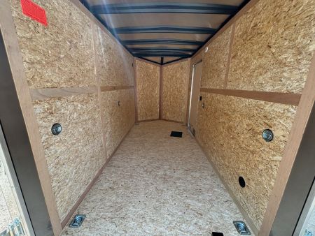 New 2025 US Cargo 6X12 + 2ft V nose/ 7' Interior Height/ D-rings / Polycore/ Stabilizer Jacks