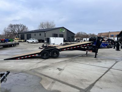 New 2026 H&H Gooseneck SPEEDLOADER 26' POWER TILT 14K, winch plate drive over fender