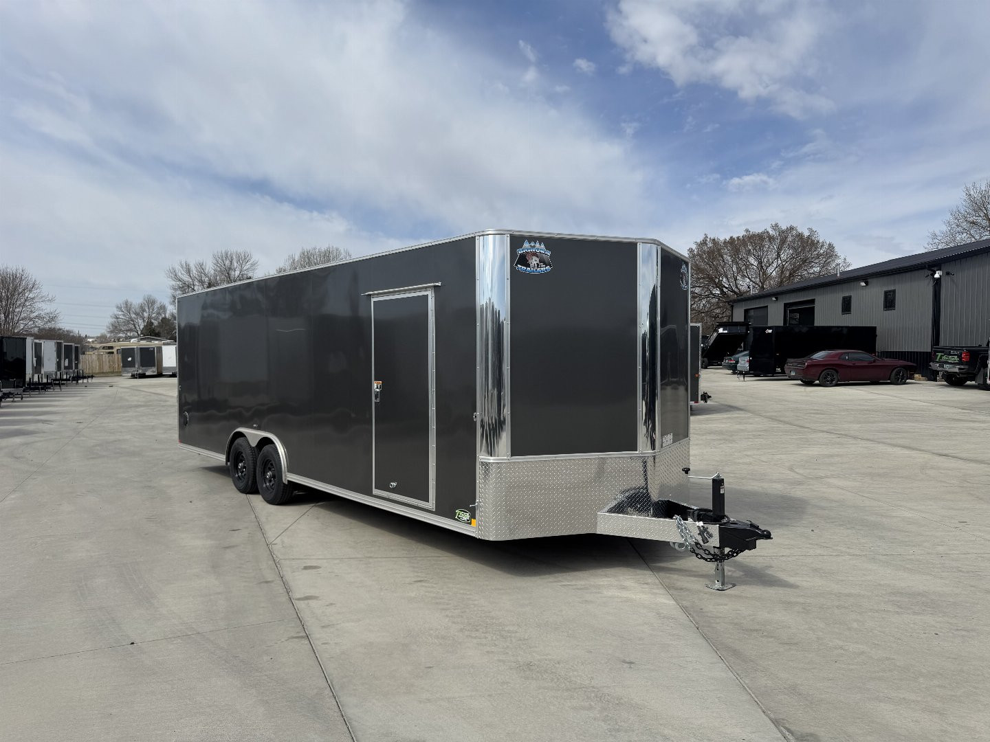 New NEW 2027 Bighorn R&M 8.5x24 +2V SUPERIOR QUALITY 10K Enclosed 7 ft Cargo Trailer Car Hauler