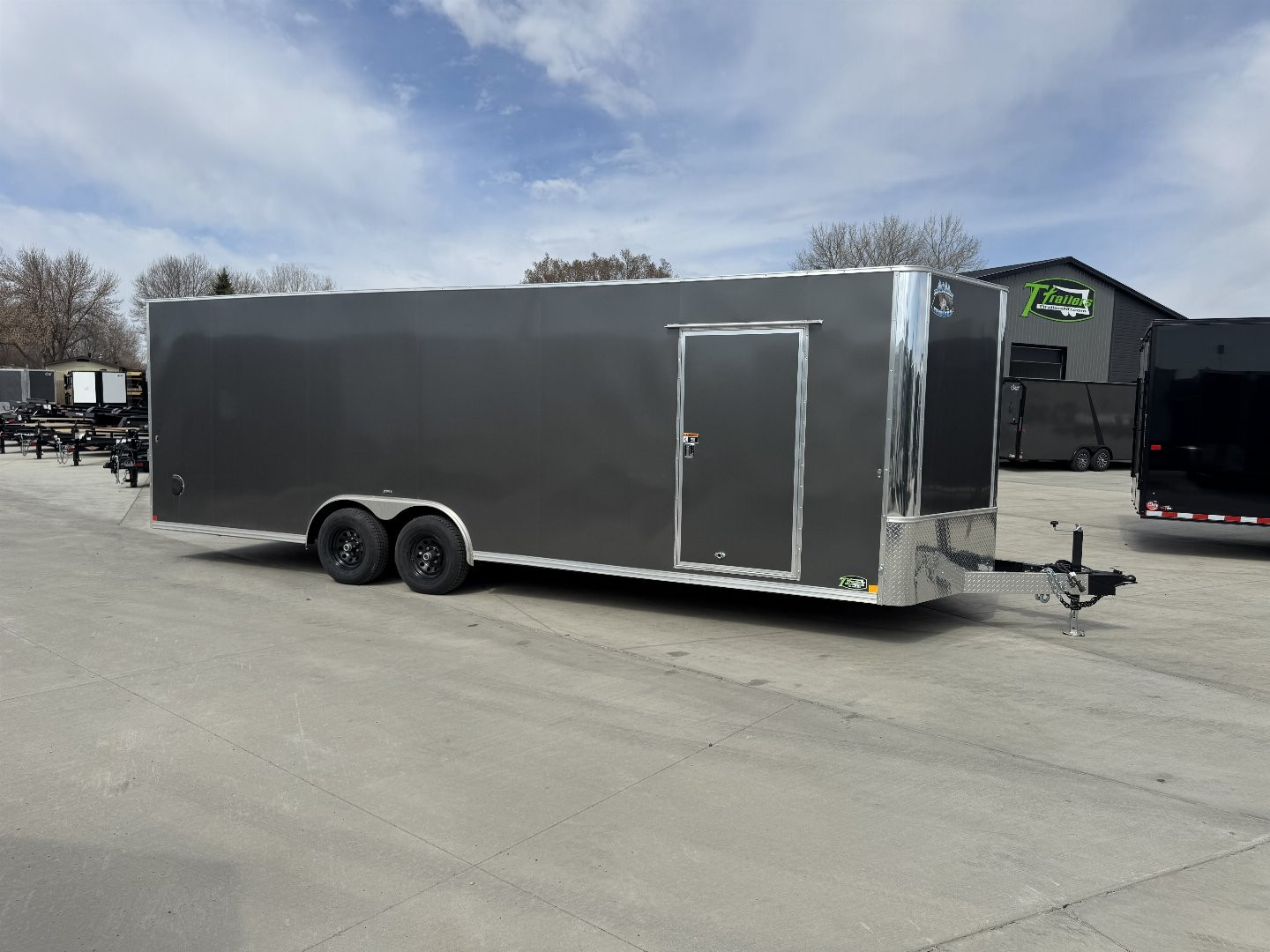 New NEW 2027 Bighorn R&M 8.5x24 +2V SUPERIOR QUALITY 10K Enclosed 7 ft Cargo Trailer Car Hauler