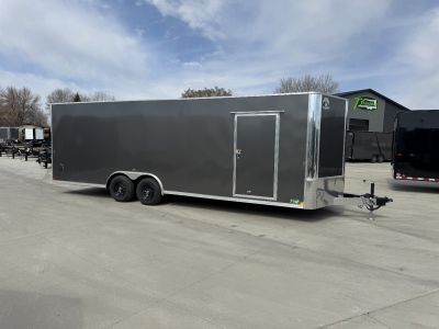 New NEW 2027 Bighorn R&M 8.5x24 +2V SUPERIOR QUALITY 10K Enclosed 7 ft Cargo Trailer Car Hauler