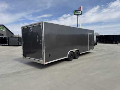 New NEW 2027 Bighorn R&M 8.5x24 +2V SUPERIOR QUALITY 10K Enclosed 7 ft Cargo Trailer Car Hauler