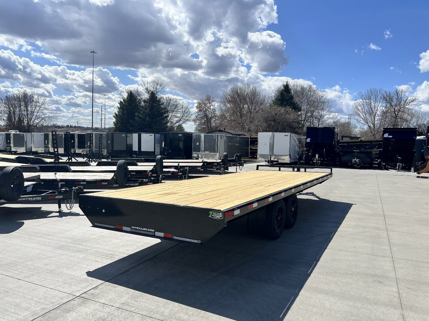 New 2027 H&H Trailers H-SD0F24-140 24' Deckover 14K Flatbed Trailer