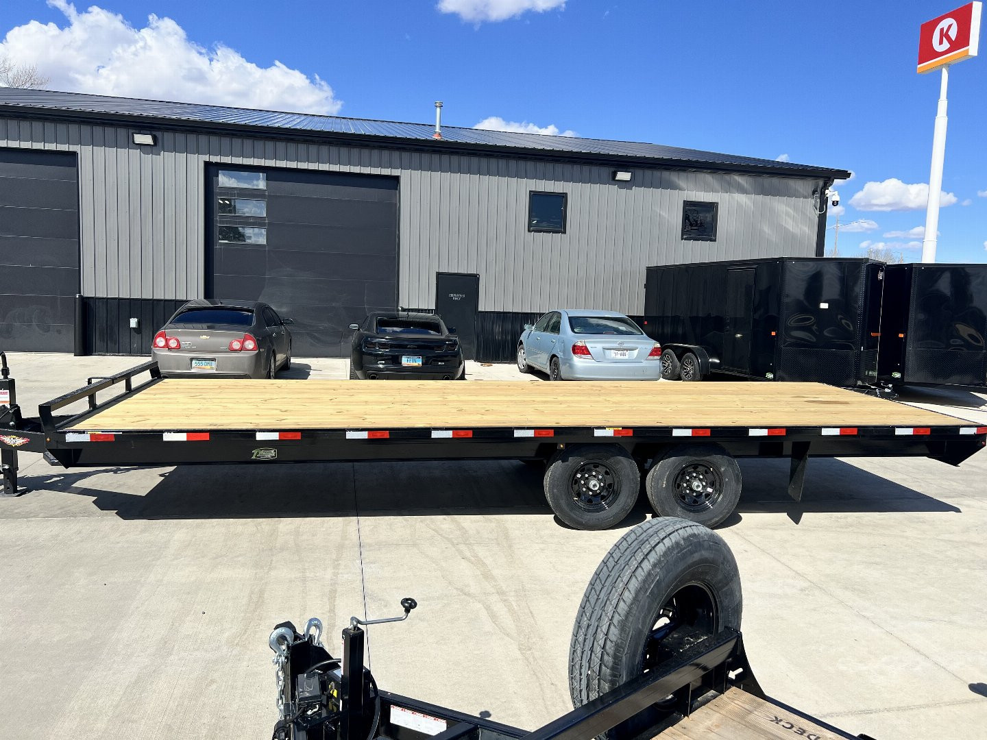 New 2027 H&H Trailers H-SD0F24-140 24' Deckover 14K Flatbed Trailer