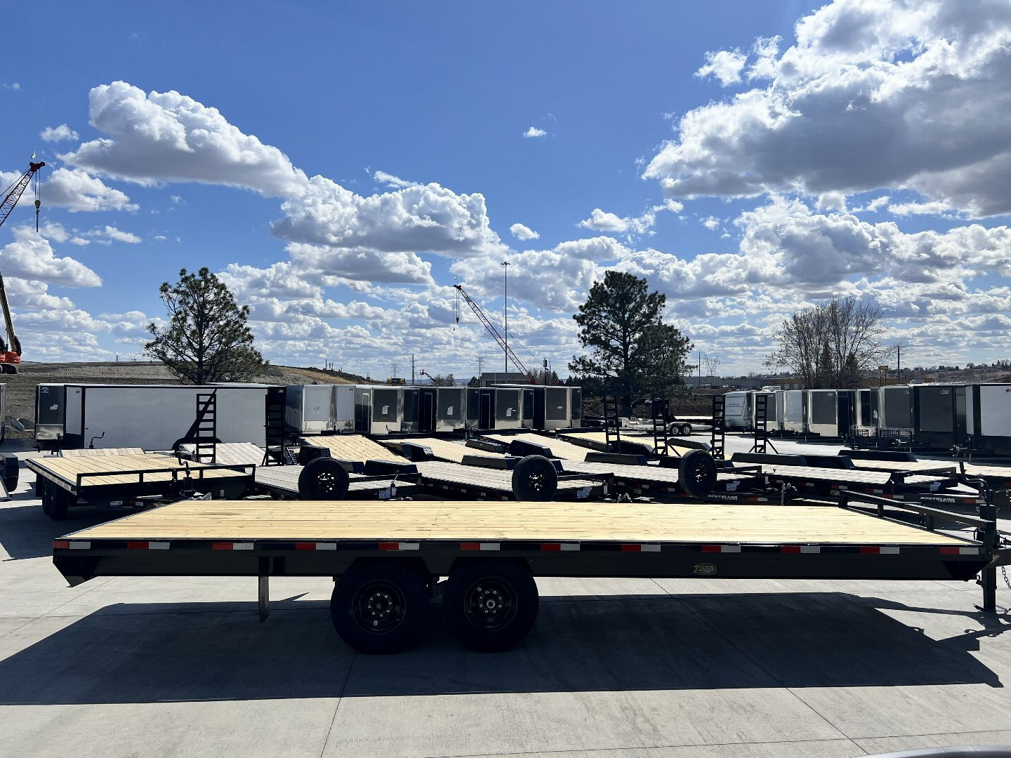 New 2027 H&H Trailers H-SD0F24-140 24' Deckover 14K Flatbed Trailer