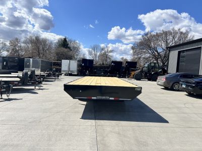 New 2027 H&H Trailers H-SD0F24-140 24' Deckover 14K Flatbed Trailer