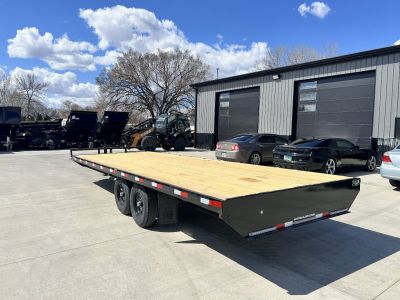 New 2027 H&H Trailers H-SD0F24-140 24' Deckover 14K Flatbed Trailer