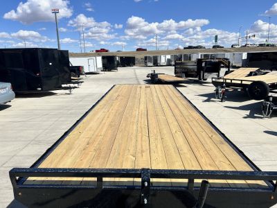 New 2027 H&H Trailers H-SD0F24-140 24' Deckover 14K Flatbed Trailer