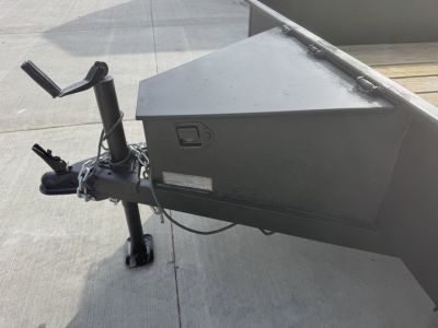 Used 2018 DooLittle 84x14' Utility trailer with steel sides, tool box
