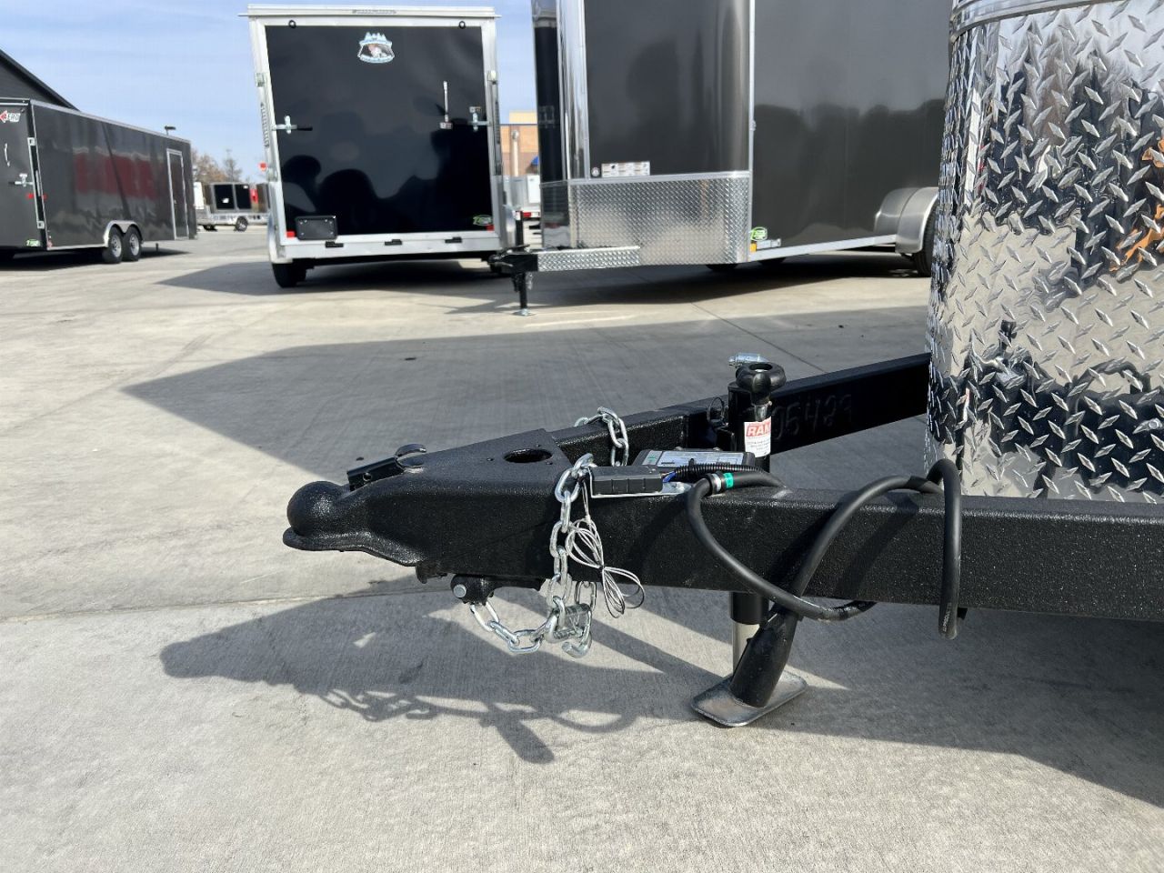 New 2025 H&H 7x14 +2’V TALL 7’ Enclosed Rear Ramp Car Hauler Cargo Trailer