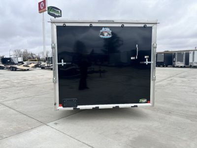 New 2025 Bighorn R&M 8.5x24 + 2’V Nose Rear Ramp Enclosed Cargo Trailer Car Hauler