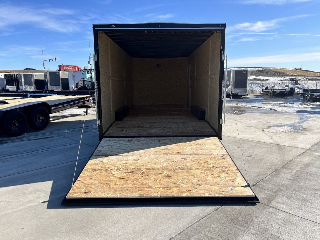 New NEW 2026 AERO 8.5x20 +2’V, 7’ TALL, QUALITY Enclosed Rear Ramp Car Hauler Cargo Trailer