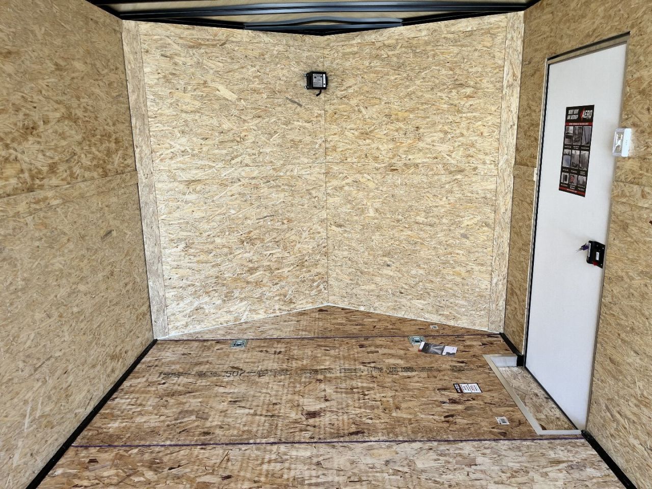 New NEW 2026 AERO 8.5x20 +2’V, 7’ TALL, QUALITY Enclosed Rear Ramp Car Hauler Cargo Trailer
