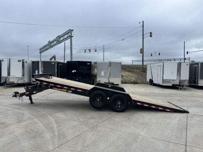 New NEW 2026 H&H Speedloader 22’ POWER TILTbed flatbed Trailer 2-7000 lb axles =14K