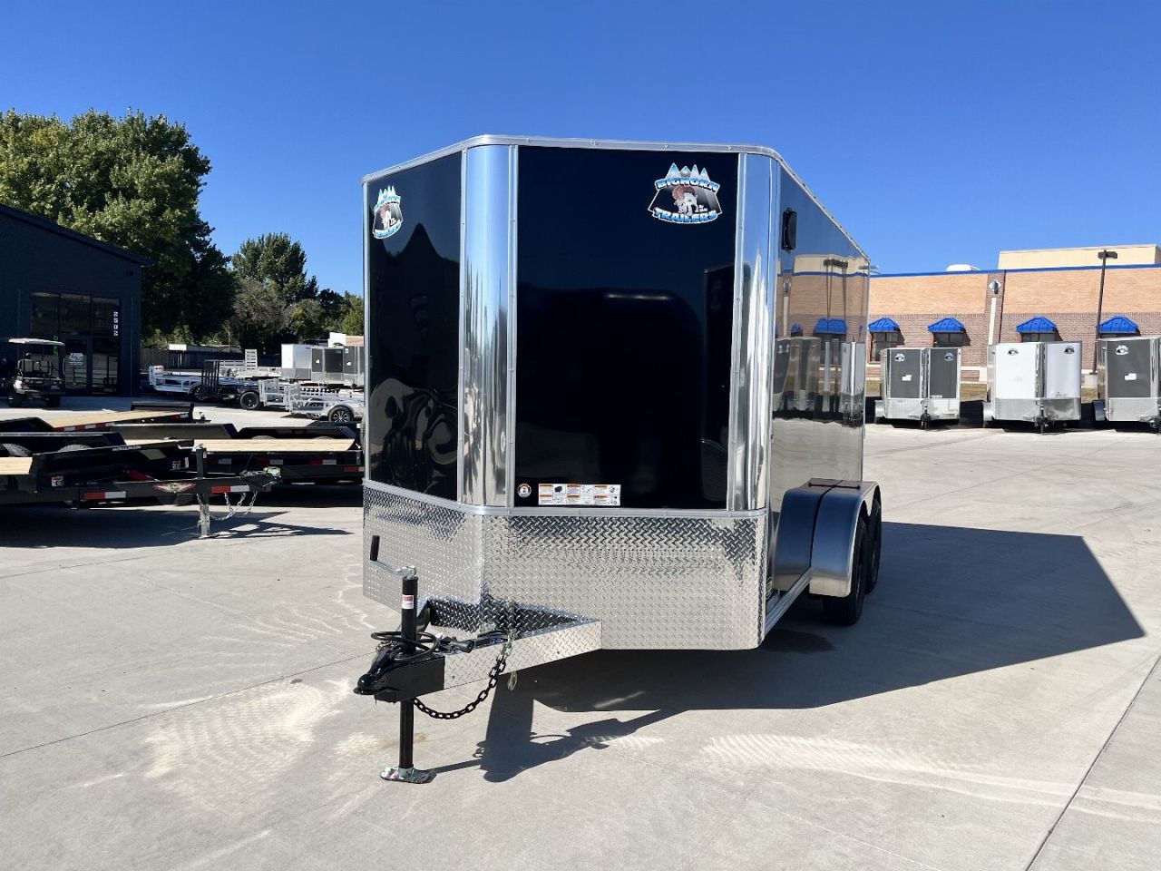 New 2025 R&M MANUFACTURING 7x12+2V Cargo / Enclosed Trailer