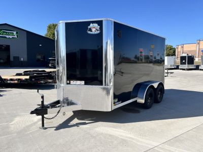 New 2025 R&M MANUFACTURING 7x12+2V Cargo / Enclosed Trailer