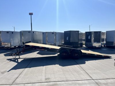 New NEW 2026 H&H Speedloader 20’ POWER TILTbed flatbed Trailer 2-7000 lb axles =14K