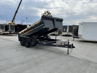 New LOWEST PRICES NEW 2026 Southland 14ft Low Profile Dump Trailer 2-7000 lb axles =14K with Ramps