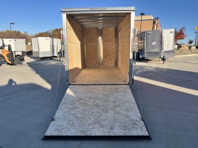 New 2027 Bighorn R&M 6x12 + 2V 6 inches Taller 78” Enclosed Rear Ramp Cargo Trailer