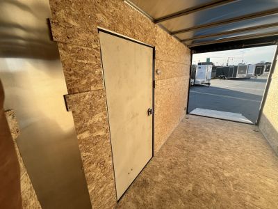 New 2027 Bighorn R&M 6x12 + 2V 6 inches Taller 78” Enclosed Rear Ramp Cargo Trailer
