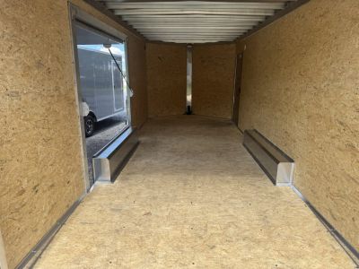 New 2026 E-Z Hauler EZEC8.5X20CH XLT PRO Car Hauler ELITE ESCAPE DOOR 7 FOOT 1 INCH INTERIOR HEIGHT .080 POLYCORE SIDES FREE ALUMINUM WHEEL UPGRADE SALE ON NOW