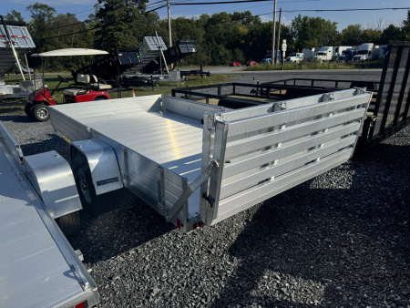 New 2026 Aluma 8112S-R-BT-SR 2 Place ATV w/ BiFold Gate ATV Trailer ON SALE NOW, PLEASE CALL