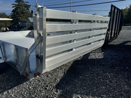 New 2026 Aluma 8112S-R-BT-SR 2 Place ATV w/ BiFold Gate ATV Trailer ON SALE NOW, PLEASE CALL