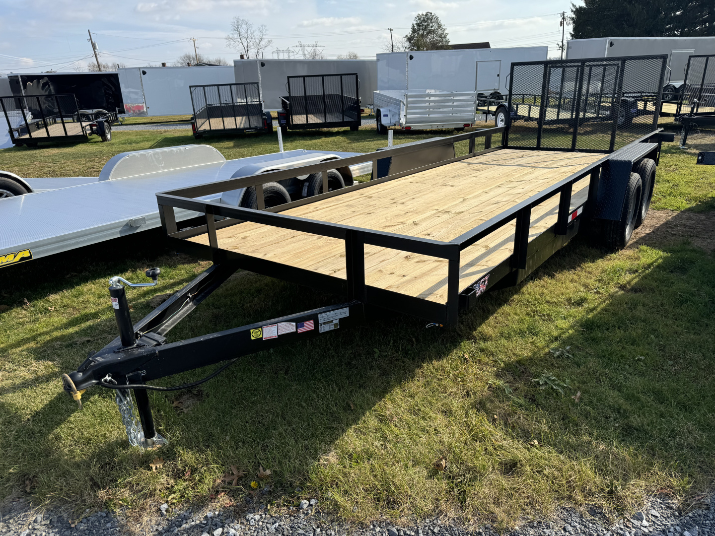 New 2027 MCT MFG 6'10"x20' Landscape trailer Utility Trailer