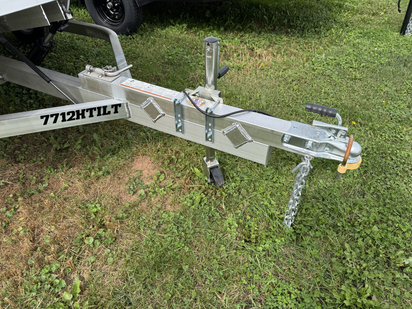 New 2027 Aluma 7712H-TILT-S Tilt Deck Utility Trailer FALL CLEARANCE IN STOCK ONLY