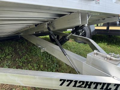 New 2027 Aluma 7712H-TILT-S Tilt Deck Utility Trailer FALL CLEARANCE IN STOCK ONLY